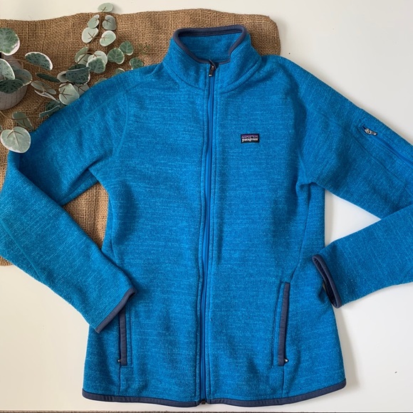 Patagonia Jackets & Blazers - Patagonia Fleece Zip Up Blue Jacket S